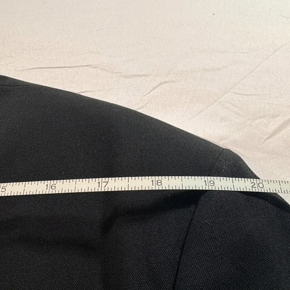 Pierre Cardin Tuxedo Tailcoat Mens 44R Black Wool Shawl Lapel Formal Wedding